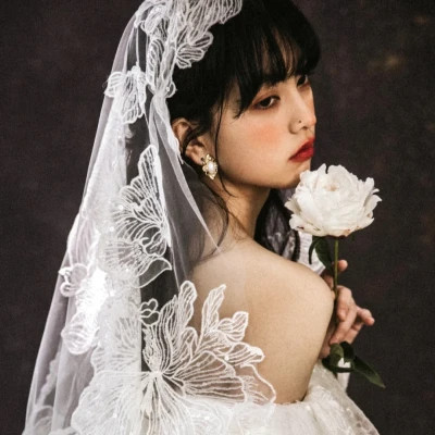最美婚纱头像好看超火图片