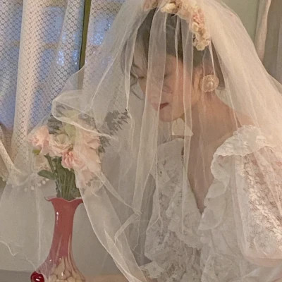 单人婚纱头像女