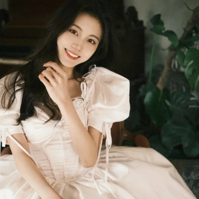 单人婚纱头像女