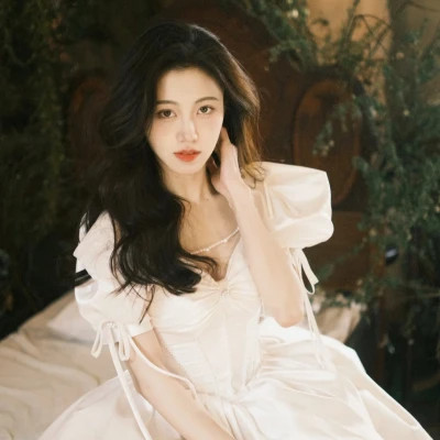 单人婚纱头像女