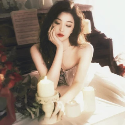 单人婚纱头像女