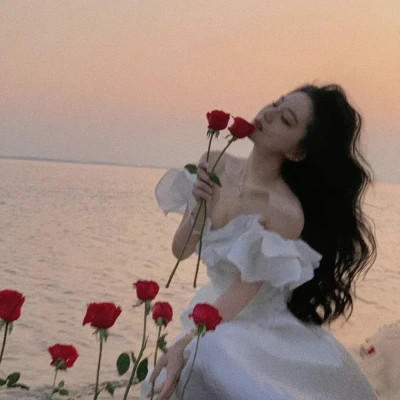 单人婚纱头像女