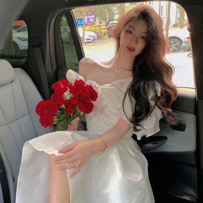 单人婚纱头像女