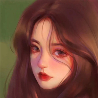 手绘动漫女头高级氛围