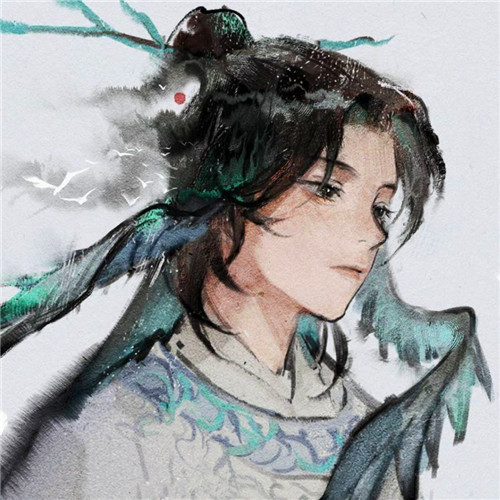 男生插画头像图片唯美