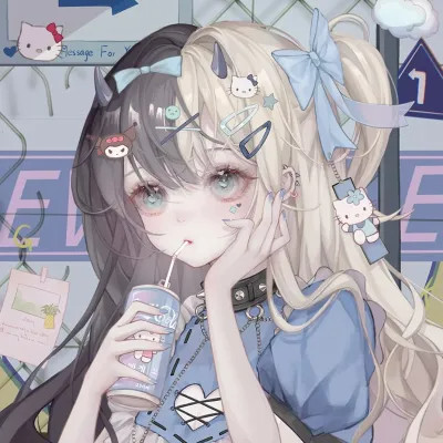 神仙闺蜜头像可爱唯美手绘