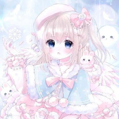 神仙闺蜜头像可爱唯美手绘