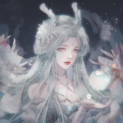头像2025最火好看闺蜜手绘动漫图片