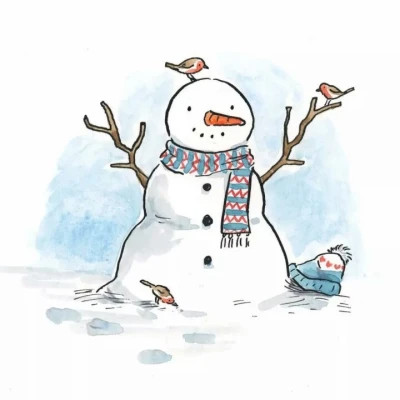 微信头像雪人图片