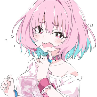 漂亮女生头像动漫插画可爱