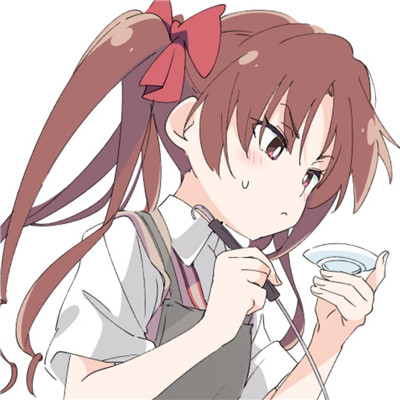 漂亮女生头像动漫插画可爱