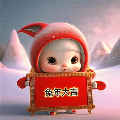2025年最吉利的兔子头像