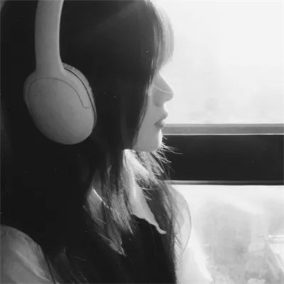 高级头像女氛围感黑白