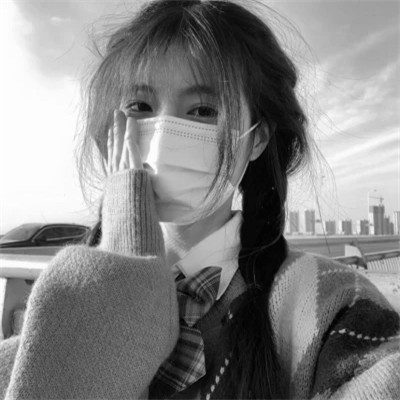 高级头像女氛围感黑白