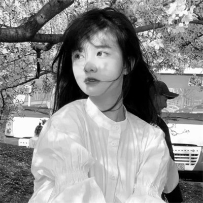 高级头像女氛围感黑白