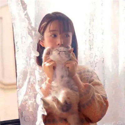qq头像女生ins氛围感真人图片