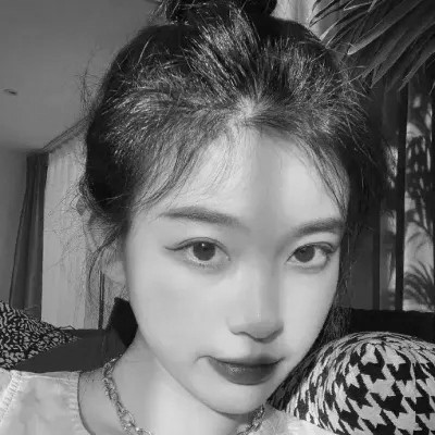 微信头像图片黑白女生