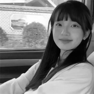 微信头像图片黑白女生