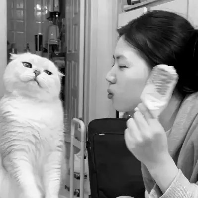 微信头像图片黑白女生