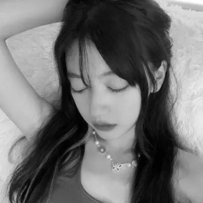 微信头像图片黑白女生