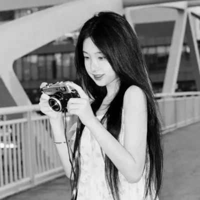 微信头像图片黑白女生