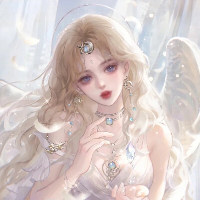 闺蜜头像手绘唯美动漫