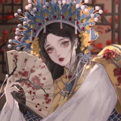 闺蜜头像手绘唯美动漫