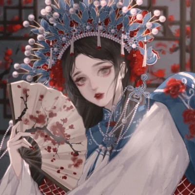 闺蜜头像手绘唯美动漫