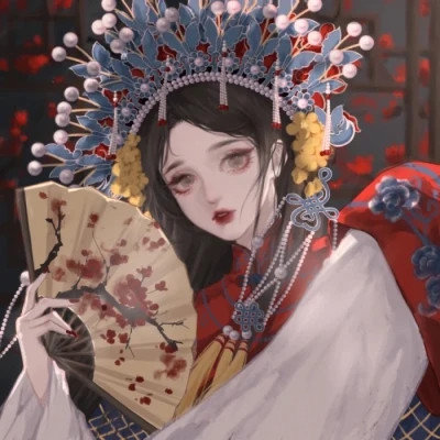 闺蜜头像手绘唯美动漫