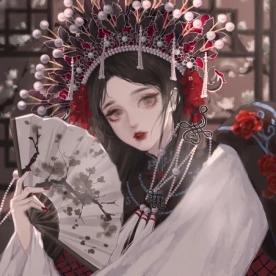 闺蜜头像手绘唯美动漫