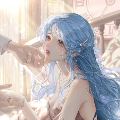 闺蜜头像手绘唯美动漫
