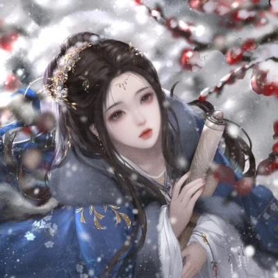 闺蜜多人女生头像手绘卡通图片