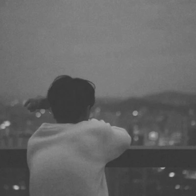 真人男头黑白高级感