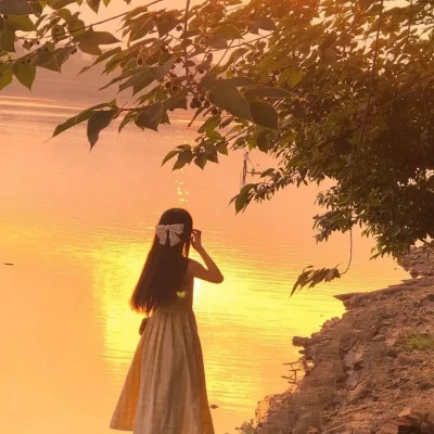 背影头像女生唯美漂亮仙气