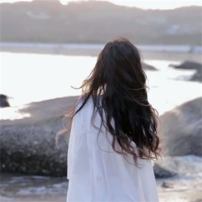 女生头像背影高级质感