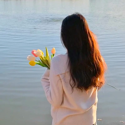 女生头像背影高级质感