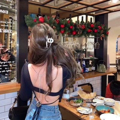 女生头像背影高级质感
