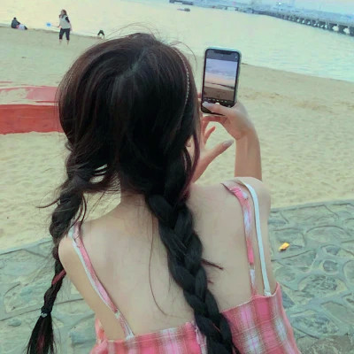 女生头像背影高级质感