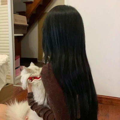 女生头像背影高级质感
