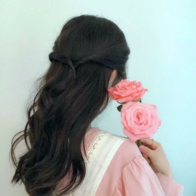 女生头像背影高级质感
