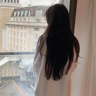 女生头像背影高级质感
