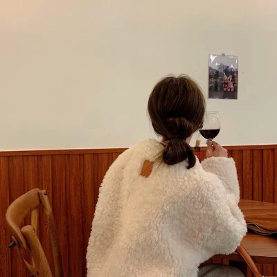 女生头像背影高级质感