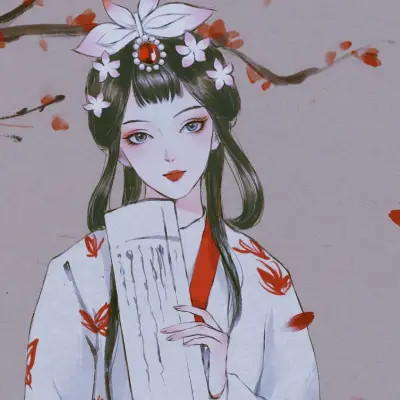 古风女生手绘头像清新唯美