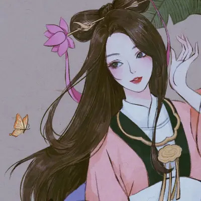 古风女生手绘头像清新唯美