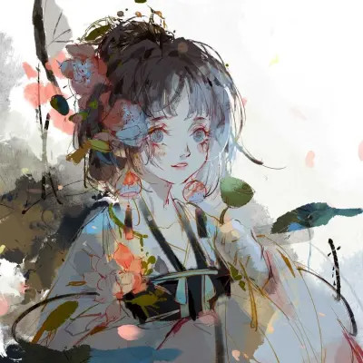 古风女生手绘头像清新唯美