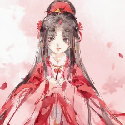 古风女生手绘头像清新唯美