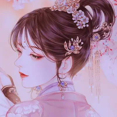 古风女生手绘头像清新唯美