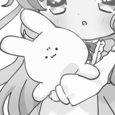 日系超甜ins黑白漫画情头