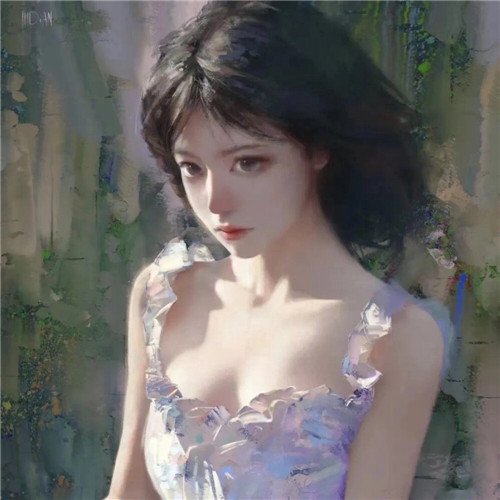 超火超级好看的绝美手绘女头