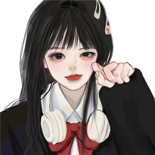 小众手绘插画女生头像